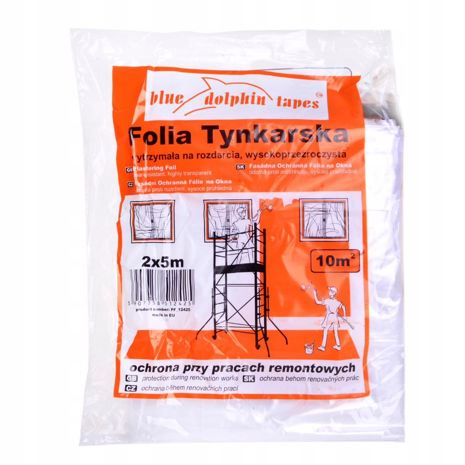 

Folia tynkarska 2m x 5 m Blue Dolphin