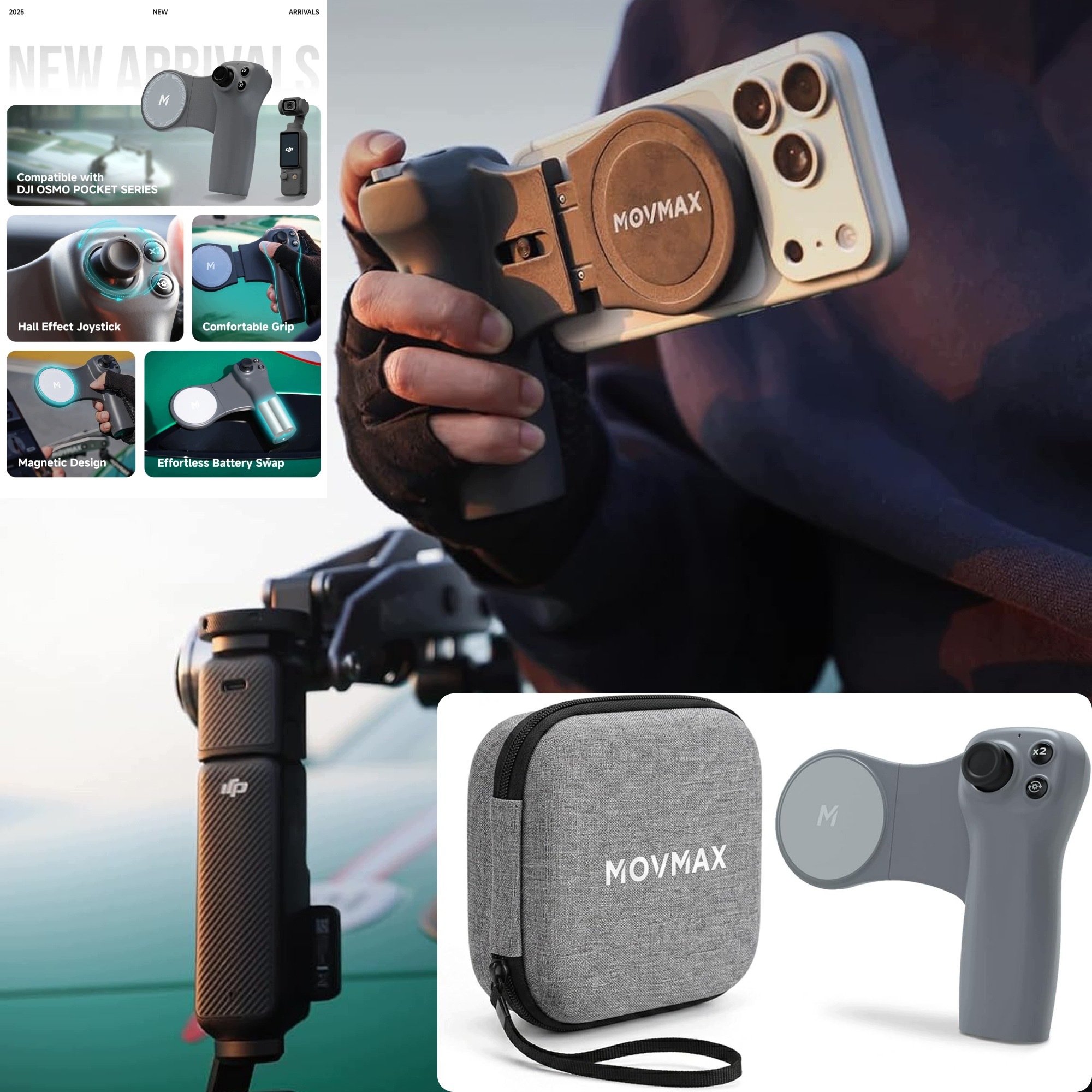Movmax Pilot pro Dji Osmo Pocket 4/3/2/1 s Pouzdro