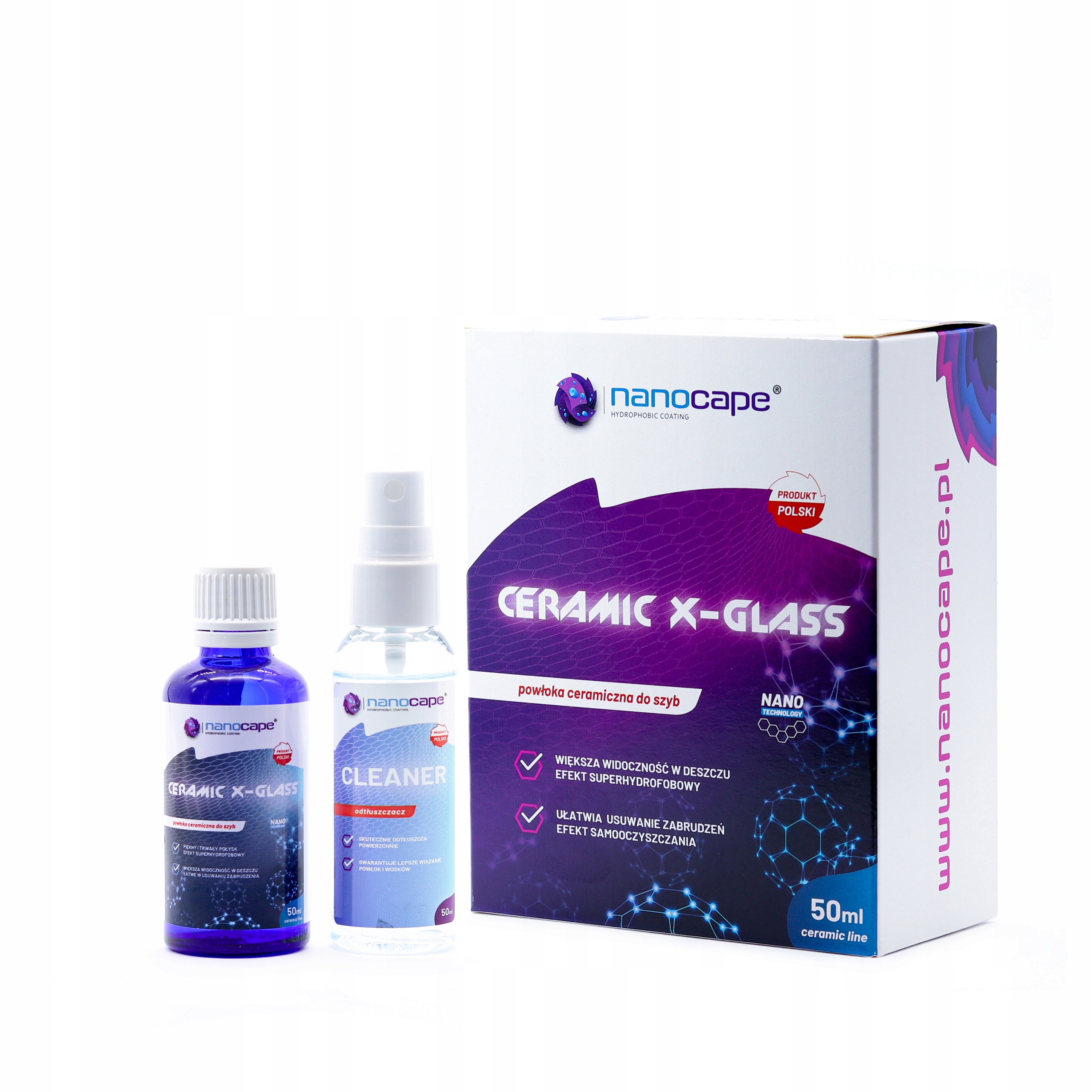 Keramický povrch skel Nanocape 50ml