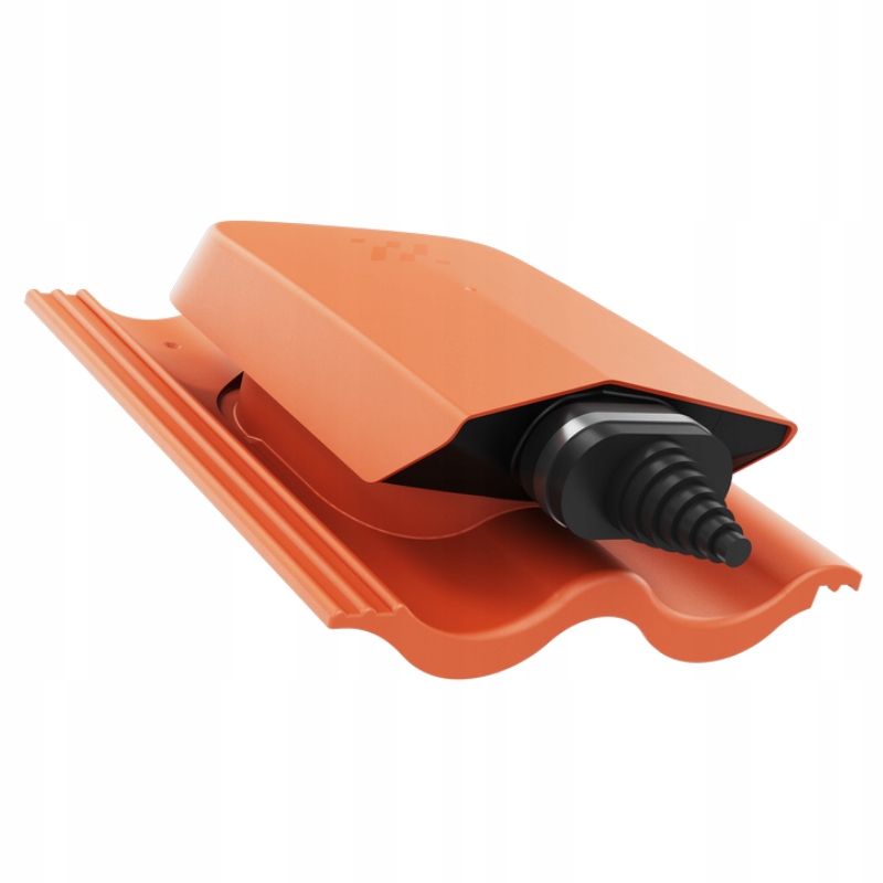 Solární střešní průchod solárních kabelů Benders Palema Cihlový