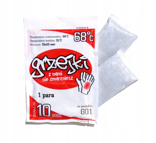 

Ogrzewacz do Rąk dłoni Grzejki 1 para (2 szt.)