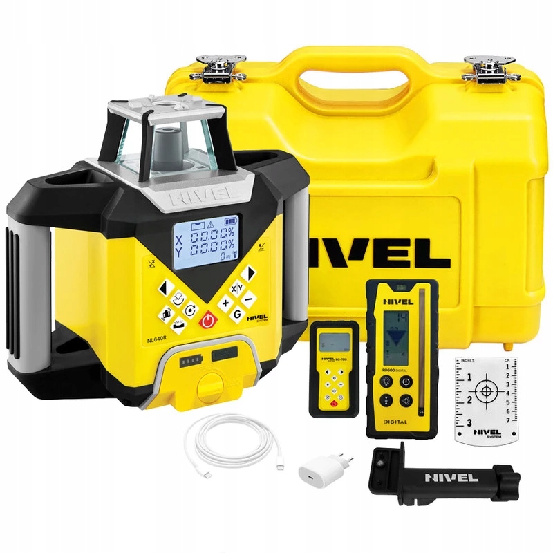 Niwelator laserowy czerwony Nivel System NL640R Digital