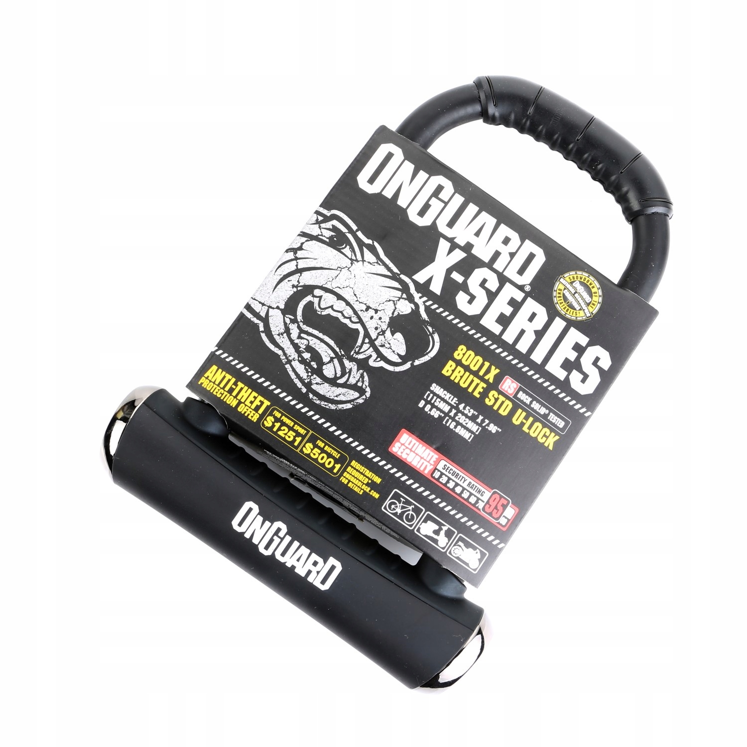 

Zapięcie rowerowe U-lock Onguard Brute Std 8001X