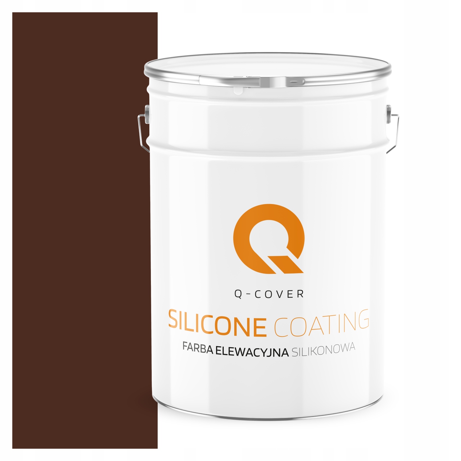 Fasádna Silikónová Fasádna Farba Mahagónová Hnedá Ral 8016 10 L