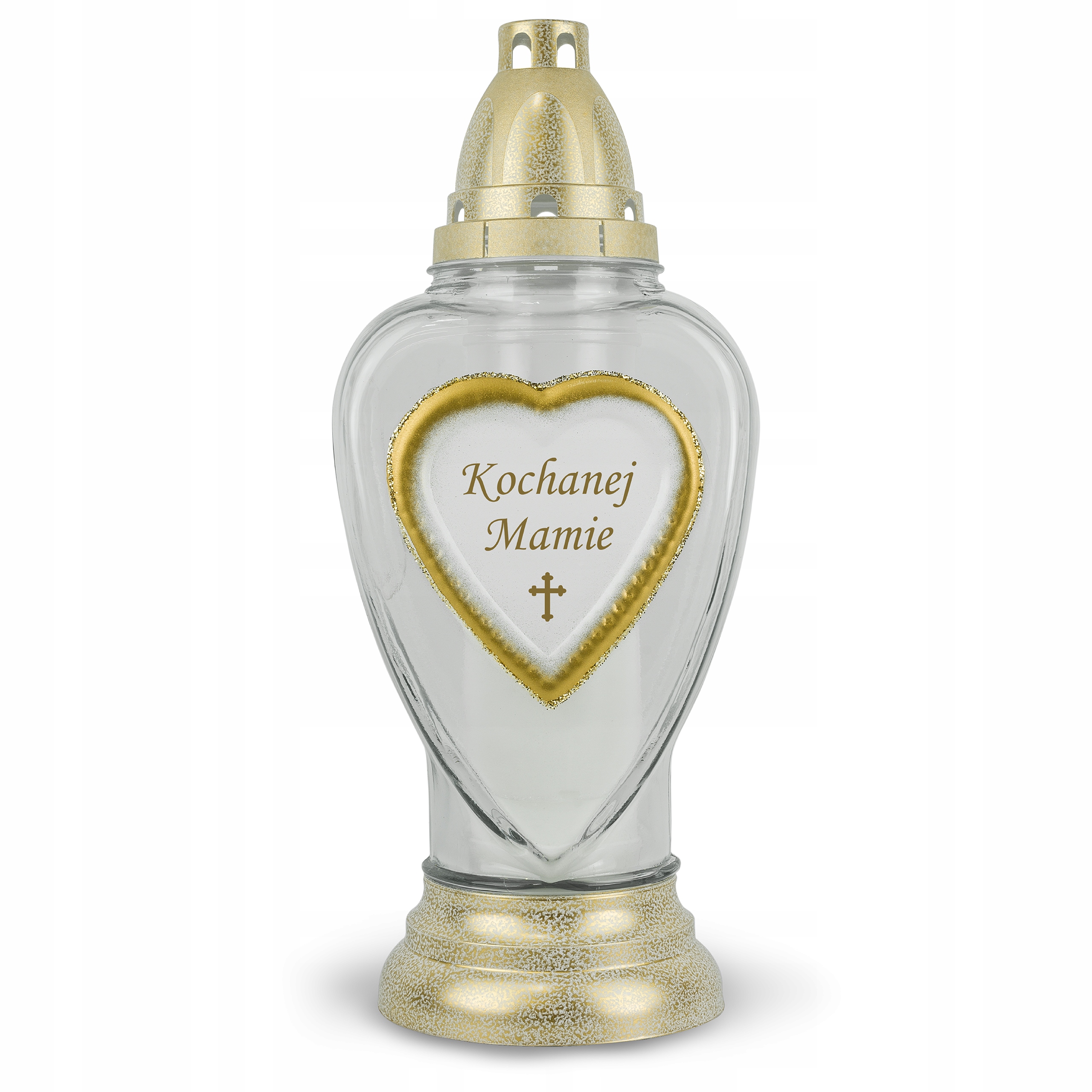 

Znicz z dedykacją Kochanej Mamie. Dzień Mamy Matki