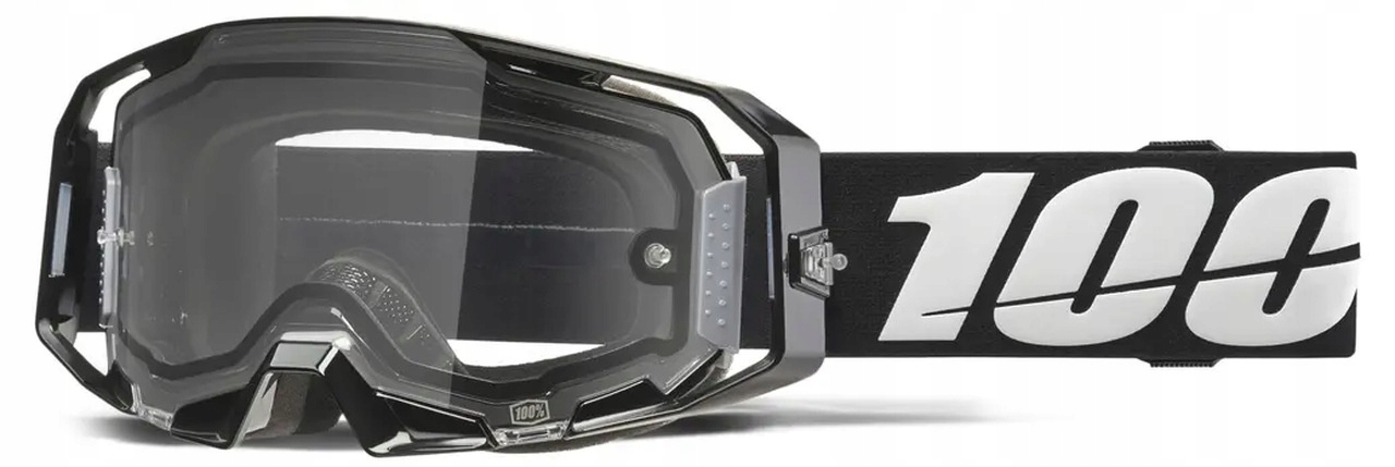 100 % ARmatic Enduro čierne číre Okuliare