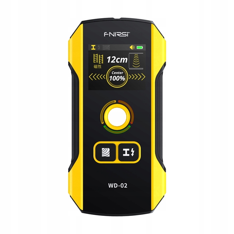 Fnirsi WD-02 Wykrywacz Przewodów Tryby Metal Kabel Drewno Ekran Precyzyjny