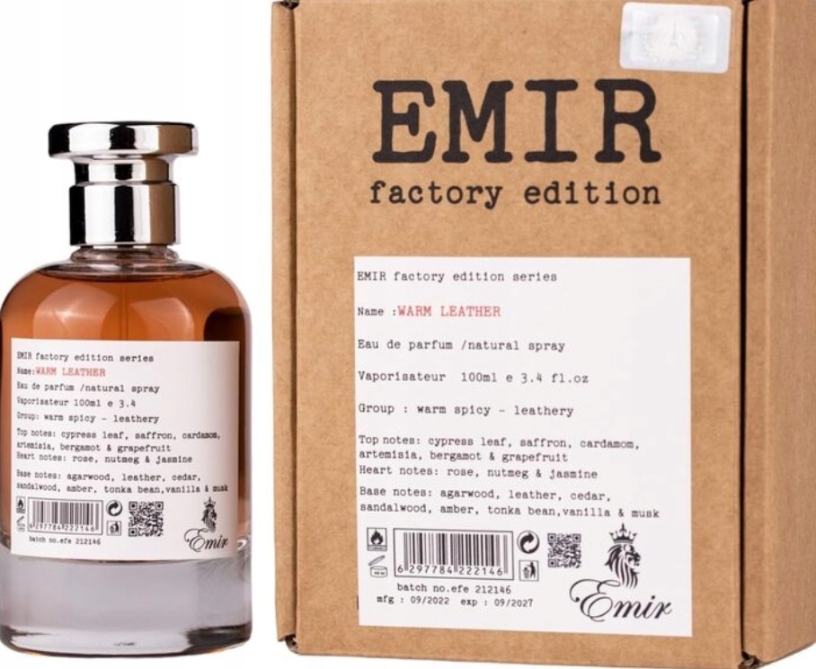 Paris Corner Emir Warm Leather factory edition 100 ml Edp