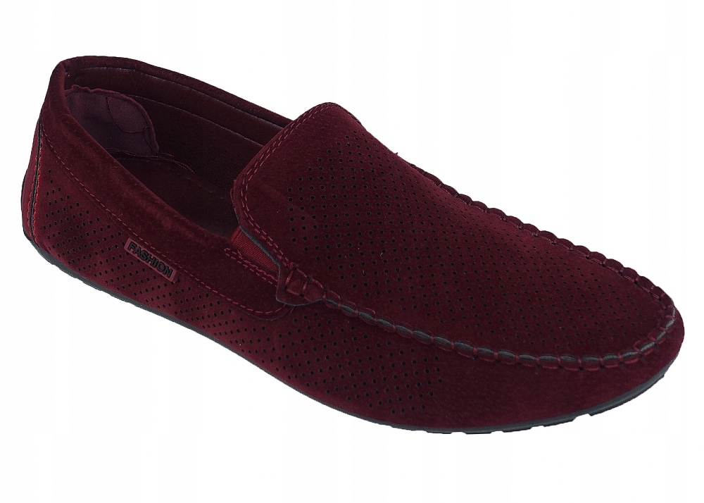 MOKASYNY AŻUROWE MĘSKIE WSUWANE AB96L-10 Kod producenta 6843