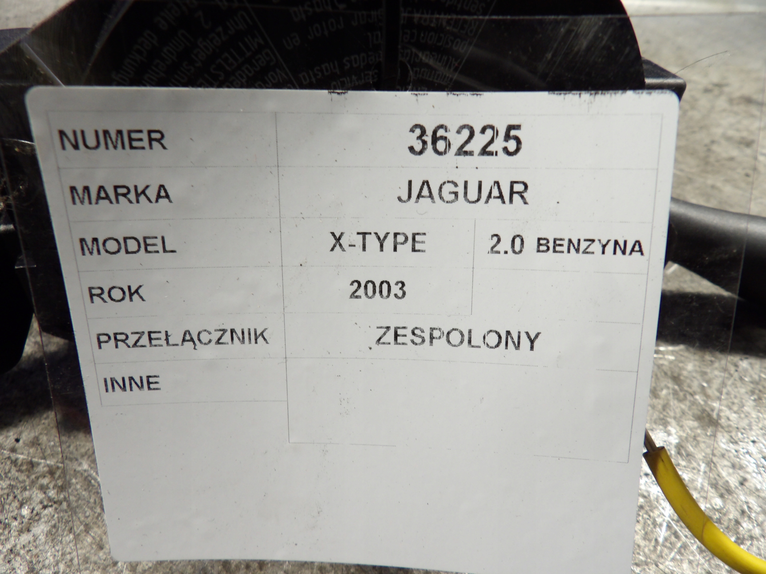 Jaguar X-Type DEVIO LUCI TERGICRISTALLO TERGI 1X43-13335-AF, 1X43-17A553-AD