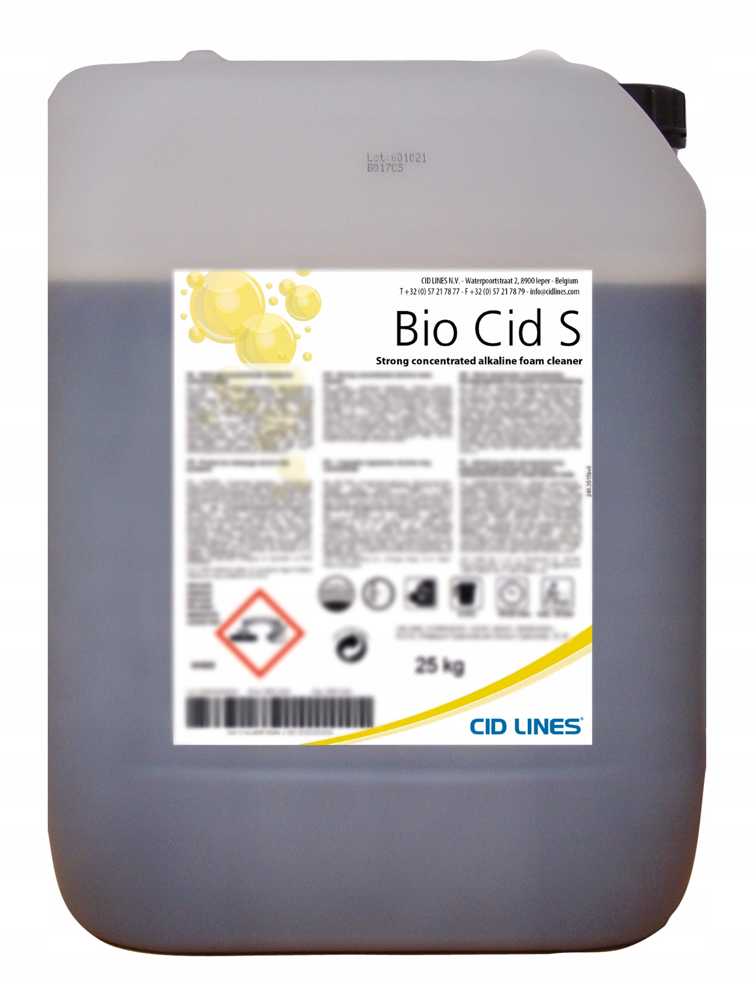 Bio Cid S Środek pianowy Cid Lines 25 Kg