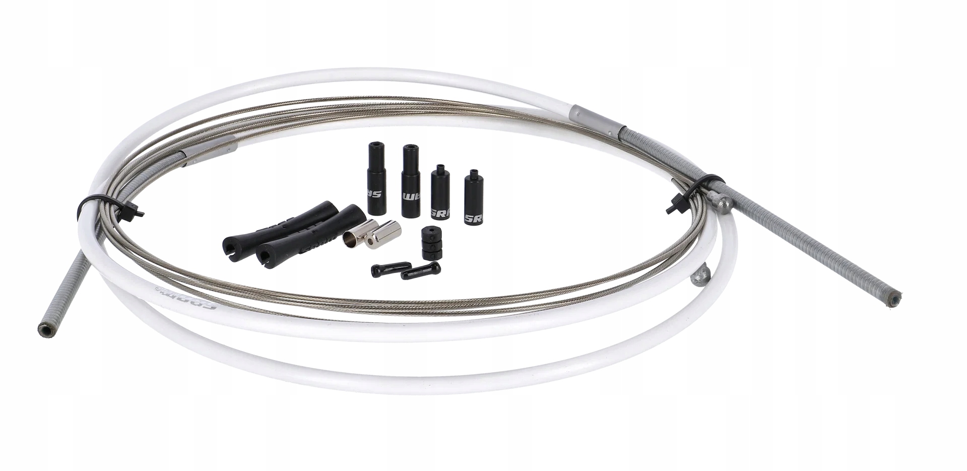 Sram Brzdové Lanko Sada Slick Wire Road ø5mm, 850mm A 1750mm, bílá