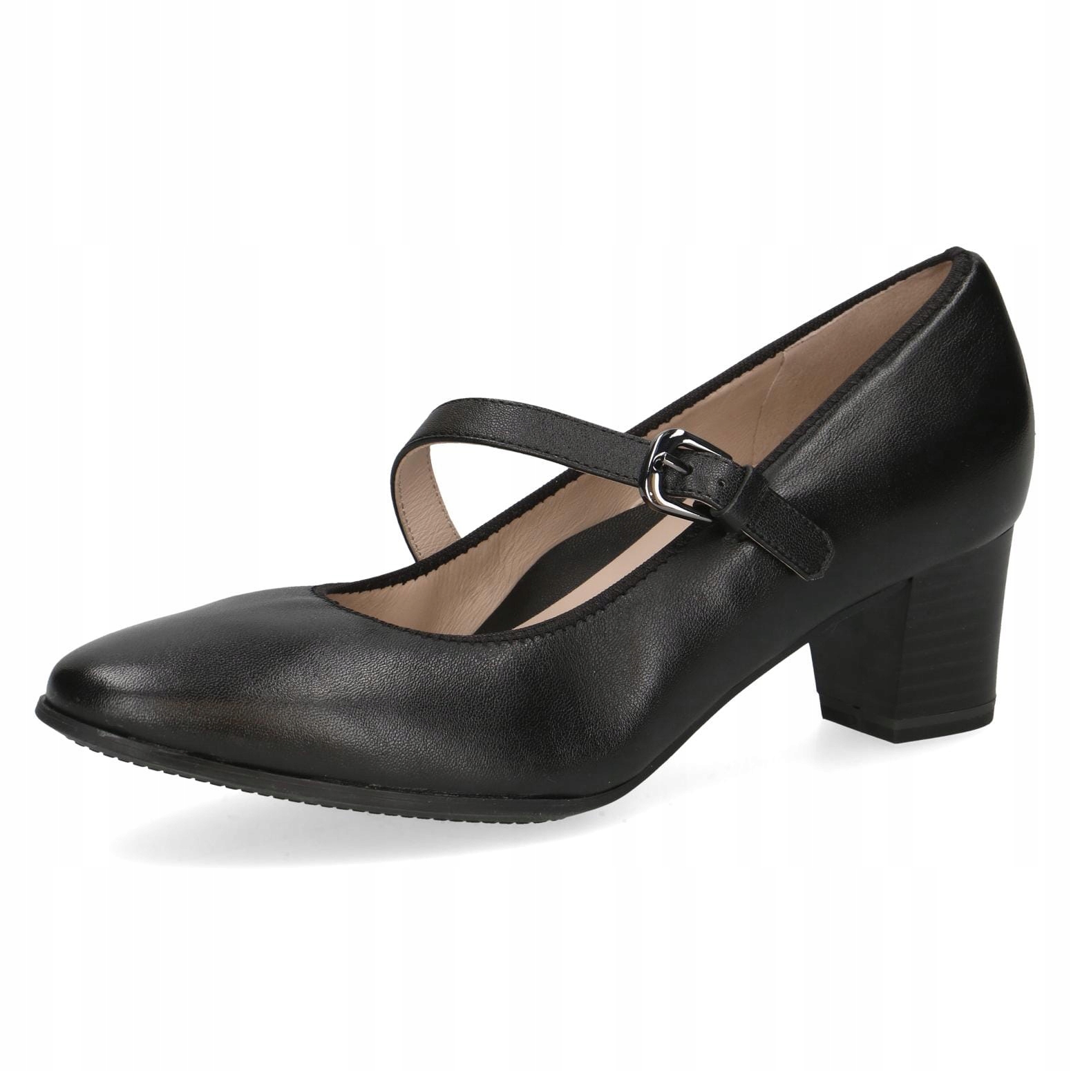 Dámské kožené lodičky Caprice 9-22310-44-022, černé, vel. 36