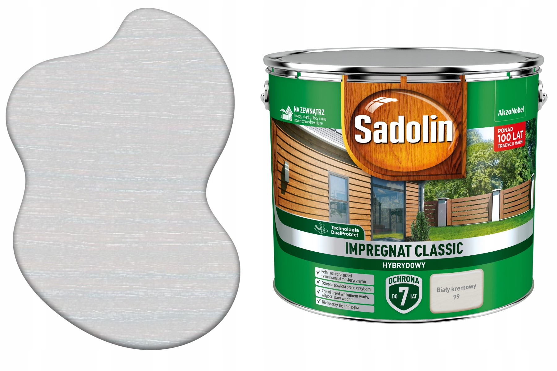 Sadolin Impregnat Do Drewna Hybrydowy Dekoracyjny Wiezby Dach Mocny Ochrona