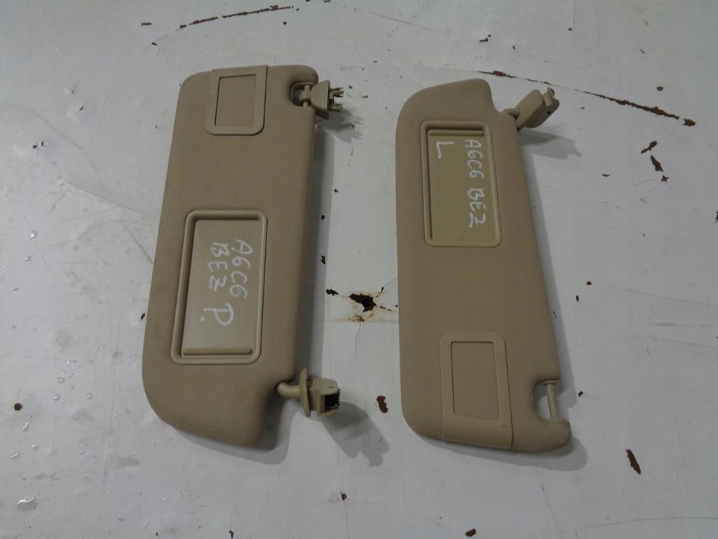 OSŁONA PRZECIWSŁONECZNA LEWA BEŻOWA AUDI A6 C6