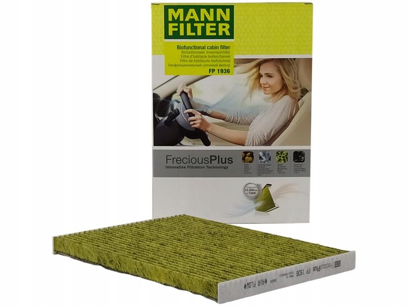 

Mann Filtr Kabinowy Smog Nissan X-trail T31