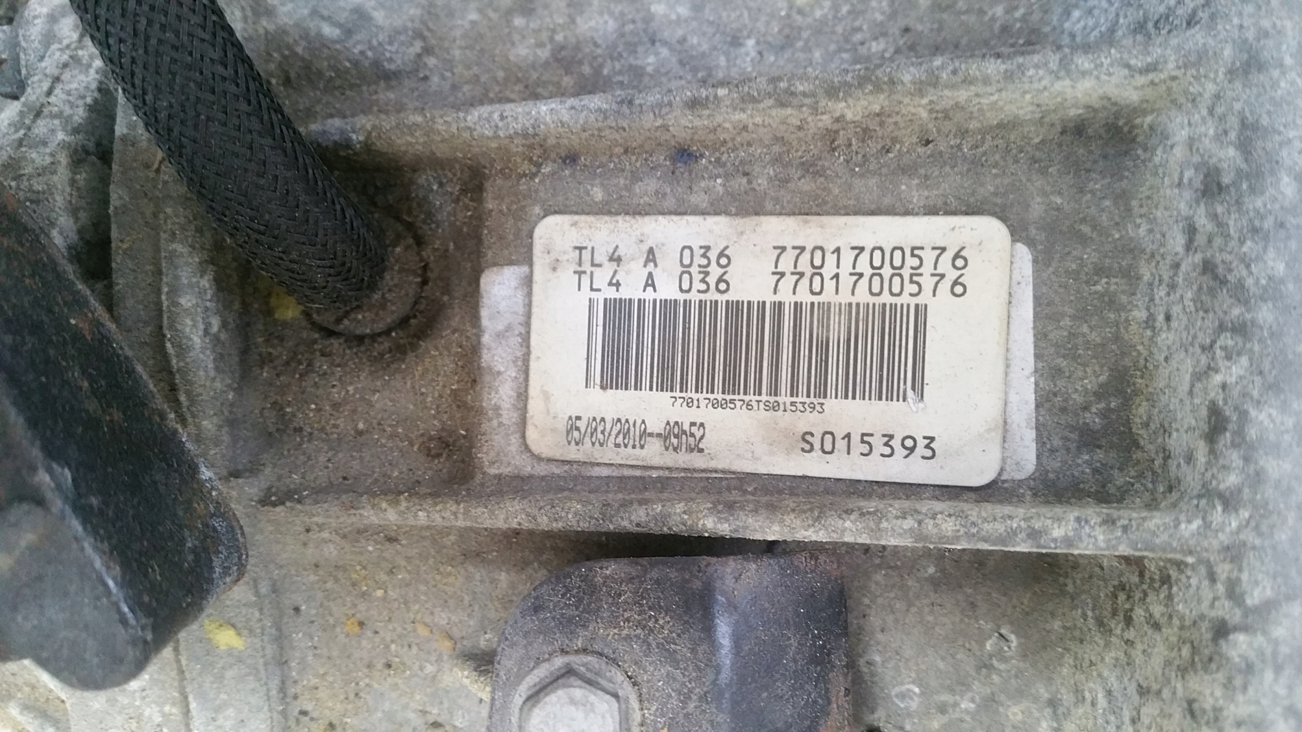 Getriebe TL4A036 1,4 TCE Renault Scenic III