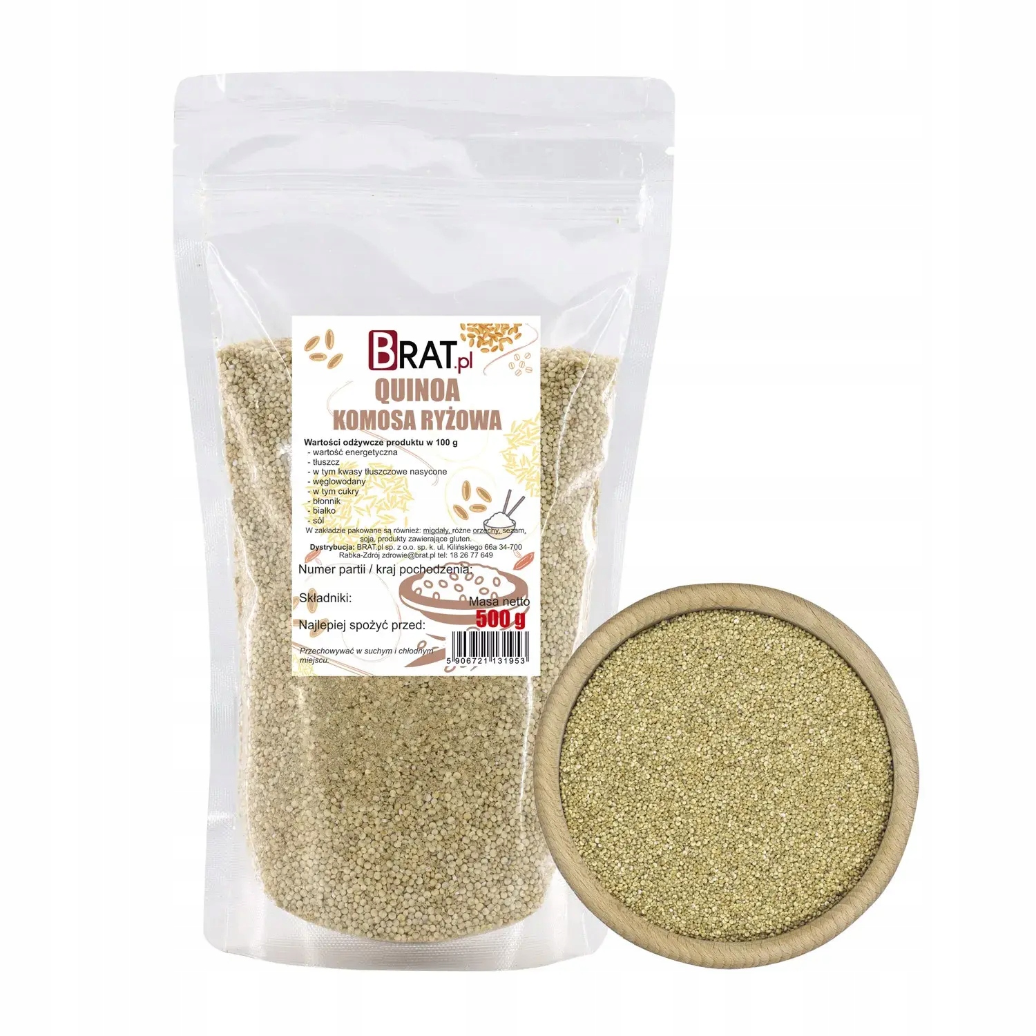 Levně 5X Brat Quinoa bílá quinoa 500 g