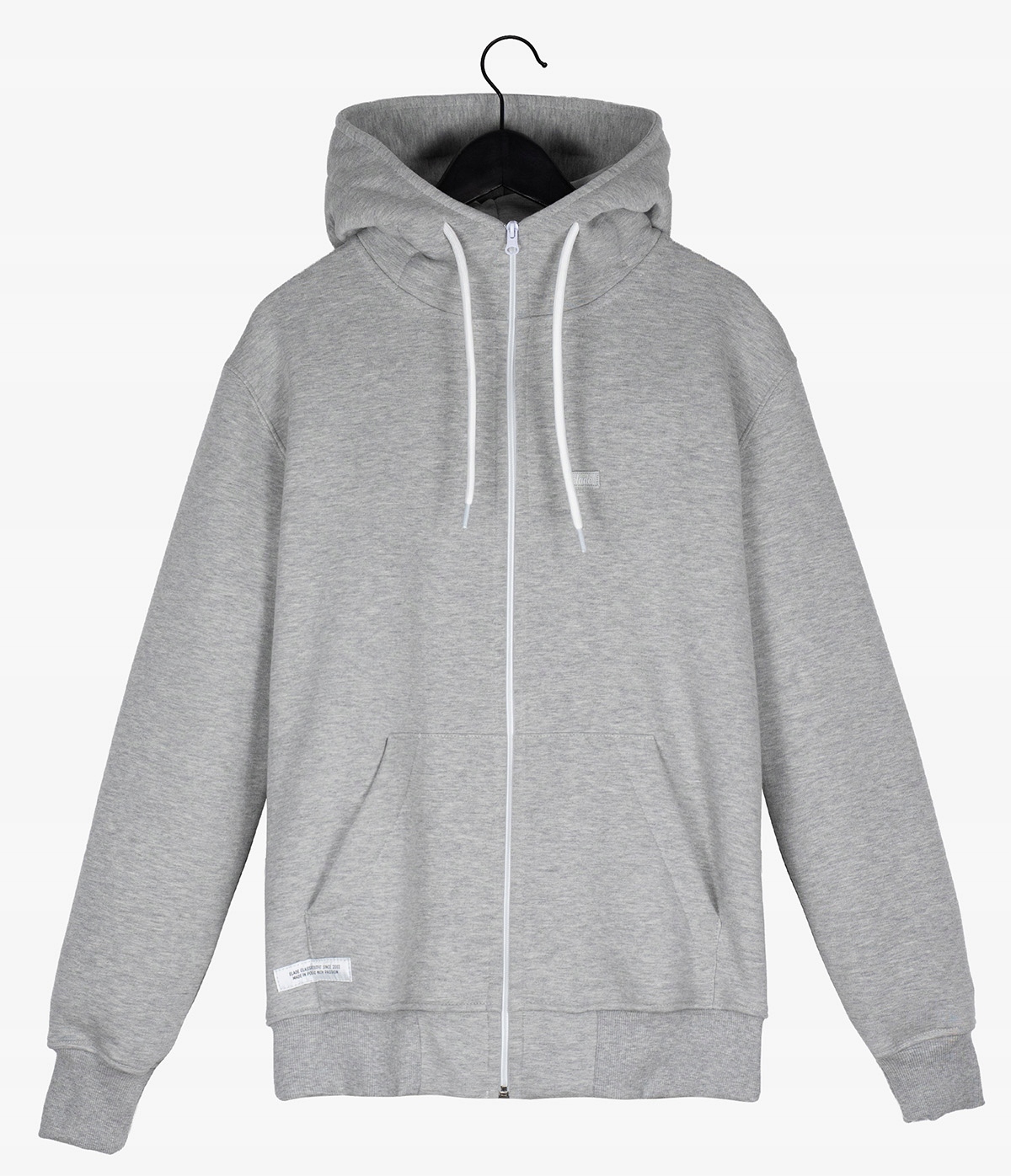 Mikina Elade Zip Hoodie Patch Grey 25 vel. XXL
