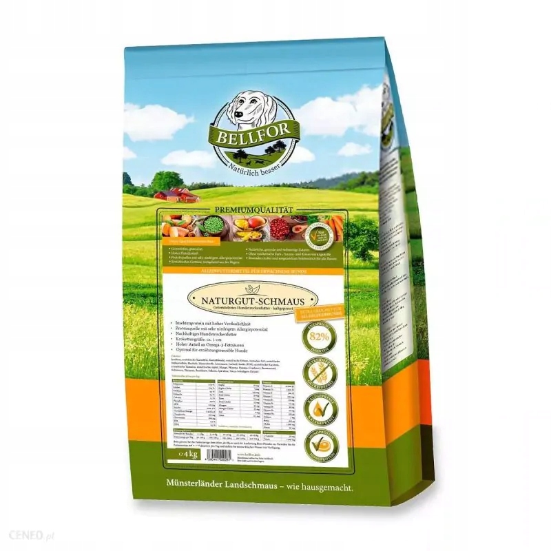 Owady z warzywami dla psa naturalne suplementy karma tłoczona na zimno 4kg