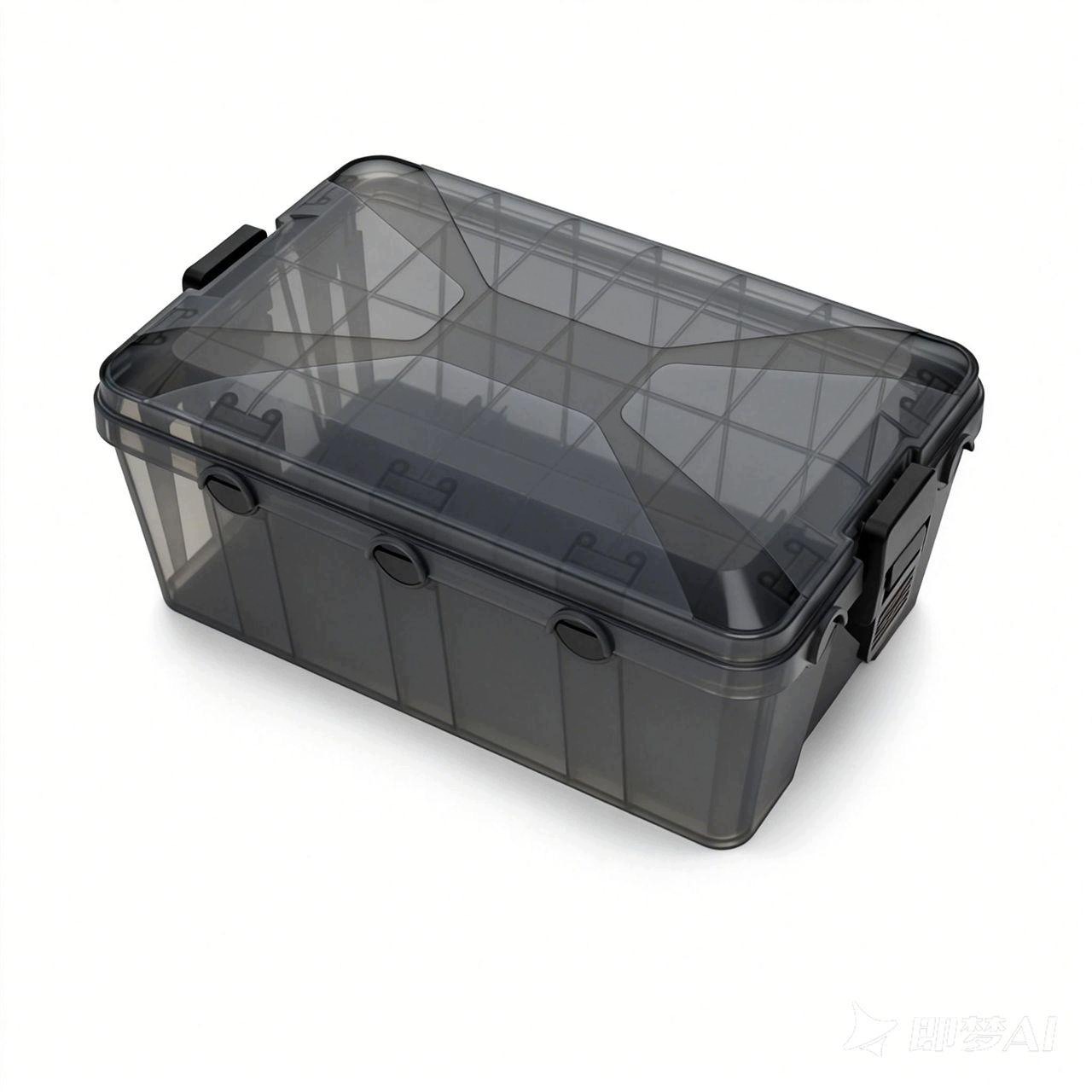 Hermetická skříňka IP54 na prodlužovací kabel 32x21x13 Transparentní Tmavá