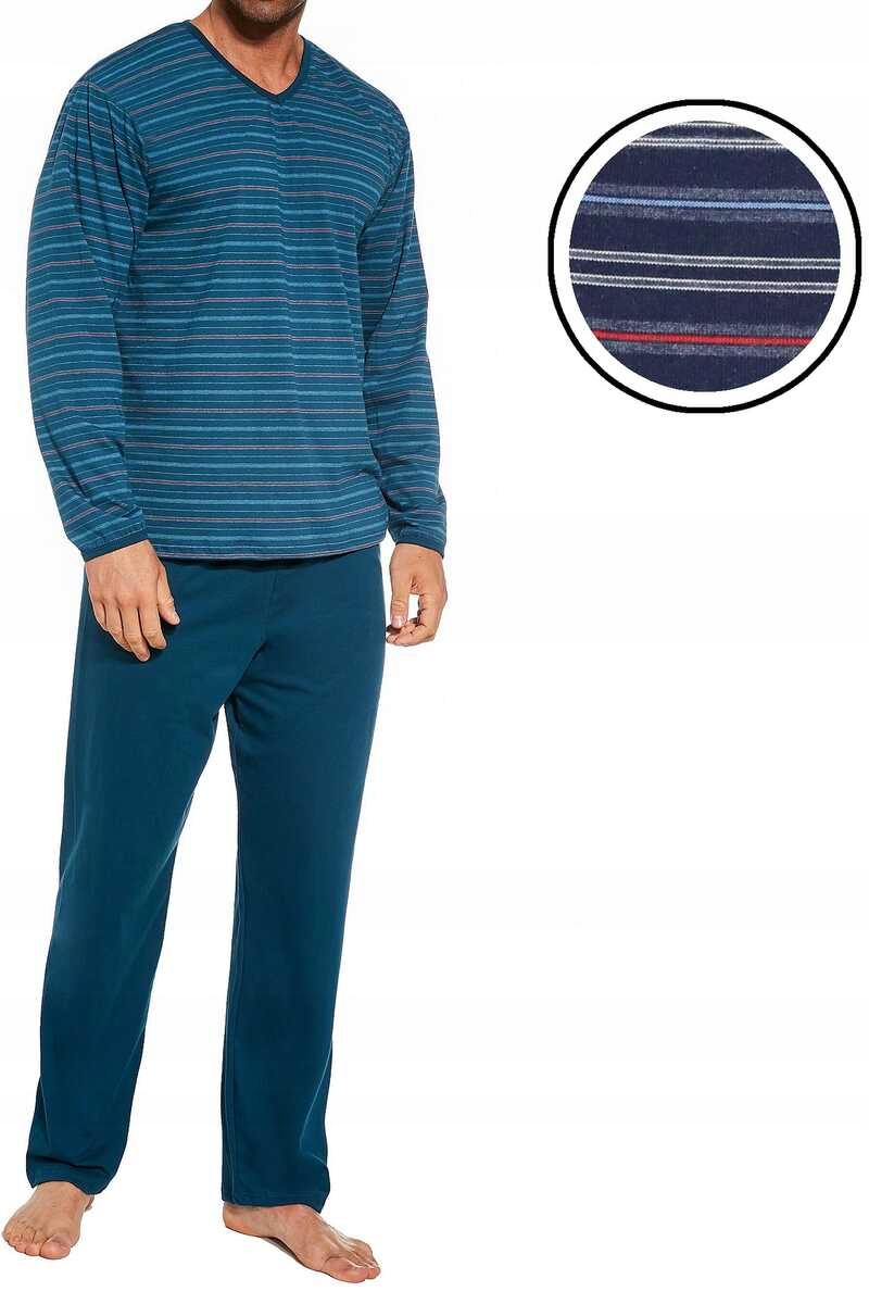 Cornette Pánské pyžamo s dlouhým rukávem bavlna Various 139/41 2XL