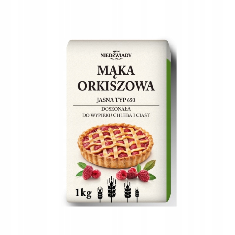 Špaldová mouka světlá Typ 650 Medvědí mlýn 1 kg
