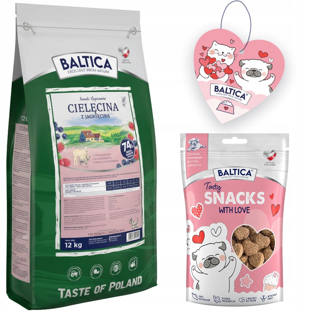 Baltica Adult Telecí S Jehněčím Masem Xs/s 12 kg Pro Malá Plemena Premium