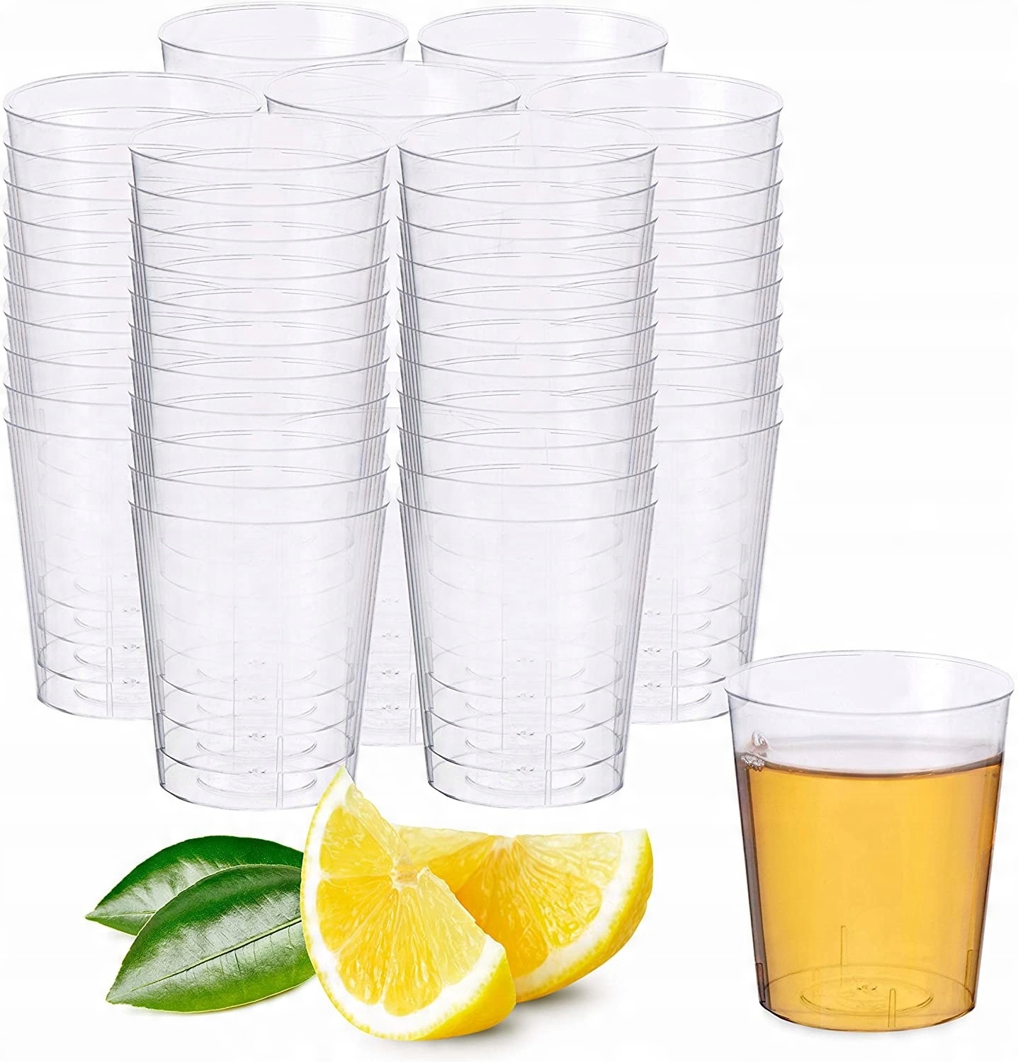 

Jednorazowe kieliszki do wódki plastikowe 40ml x50