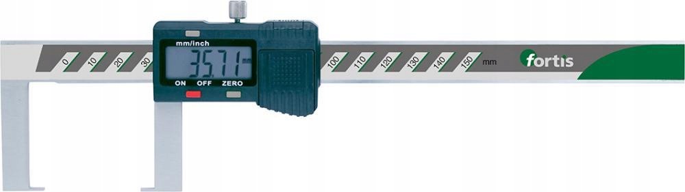 Digitální posuvné měřítko 150 mm pro měření drážek Fortis (4255123015)