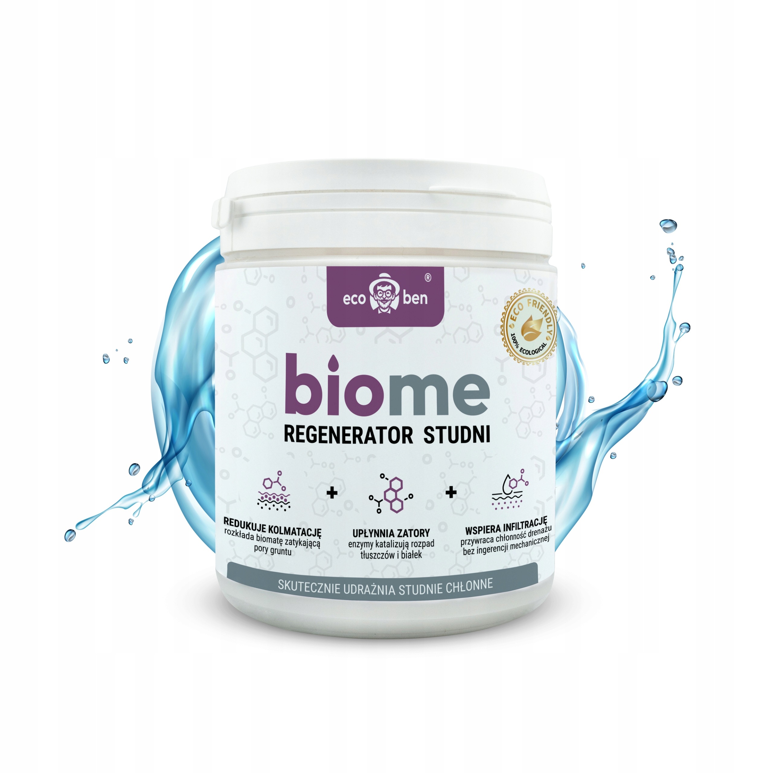 Biopreparát regenerátor absorpční studny BioMe odblokujte studnu o hmotnosti 0,6 kg