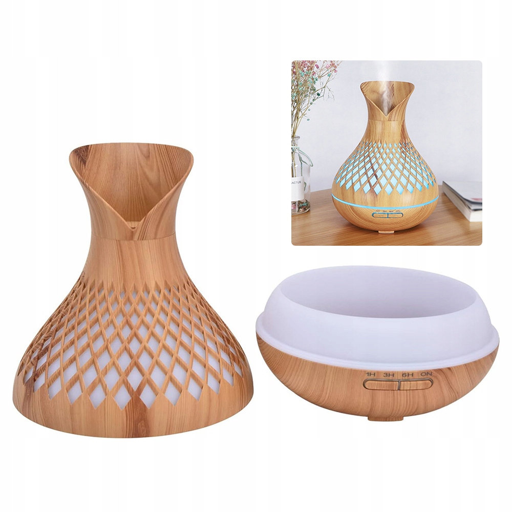 Elektrický Zvlhčovač Vzduchu Difuzér Aromaterapie S Led Lampou Na Stůl