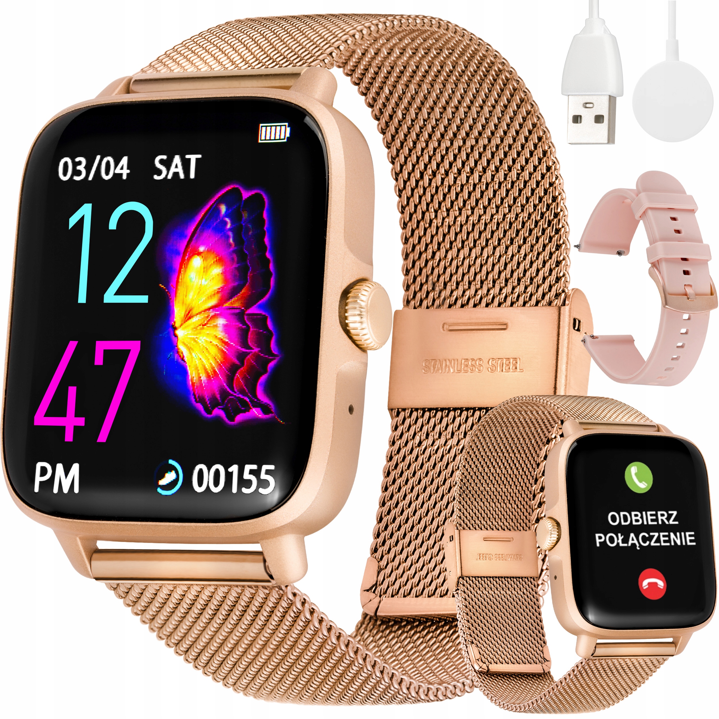 

Smartwatch Damski Dla Kobiety Rozmowy Ekg Pl Menu