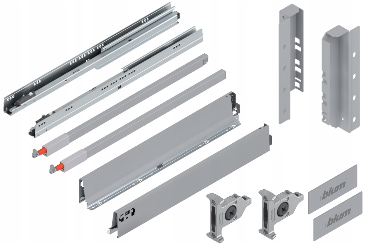 Blum Tandembox 600 Šuplík střední C Šedá 65 kg