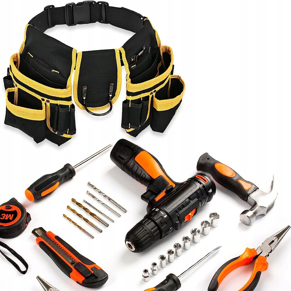 PAS MONTERSKI NARZĘDZIOWY BIODROWY DEKARSKI WIELOFUNKCYJNA REGULOWANA Marka Bedee