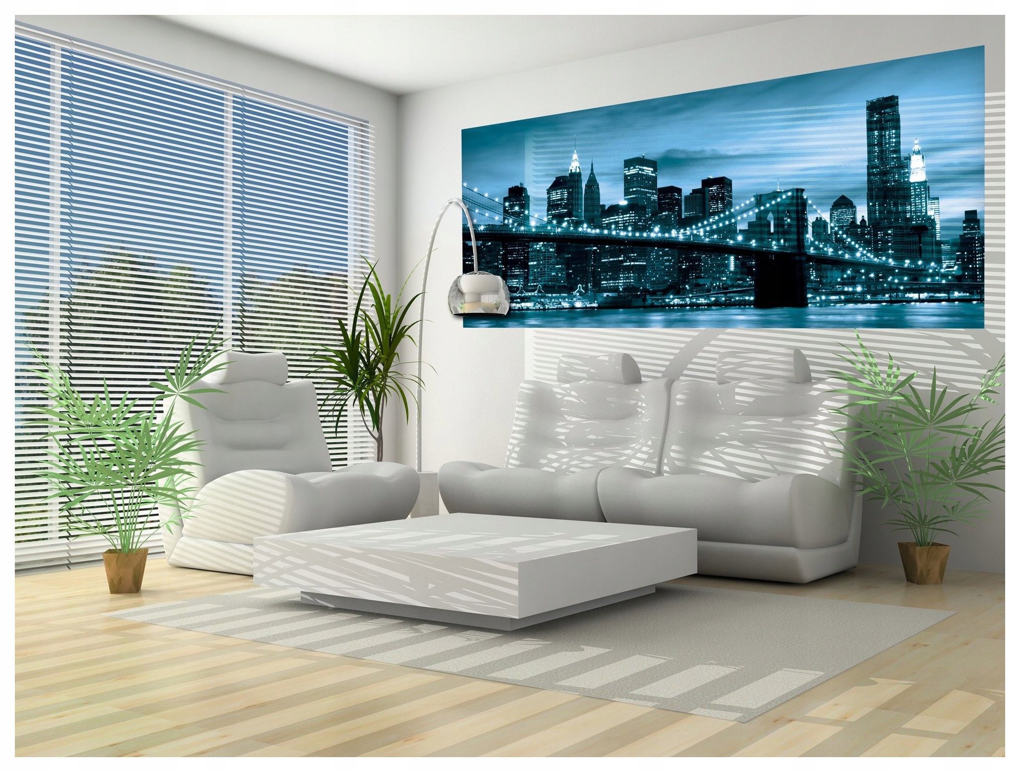 Fototapeta Brooklynský most noc New York světla města 250x104 lepidlo