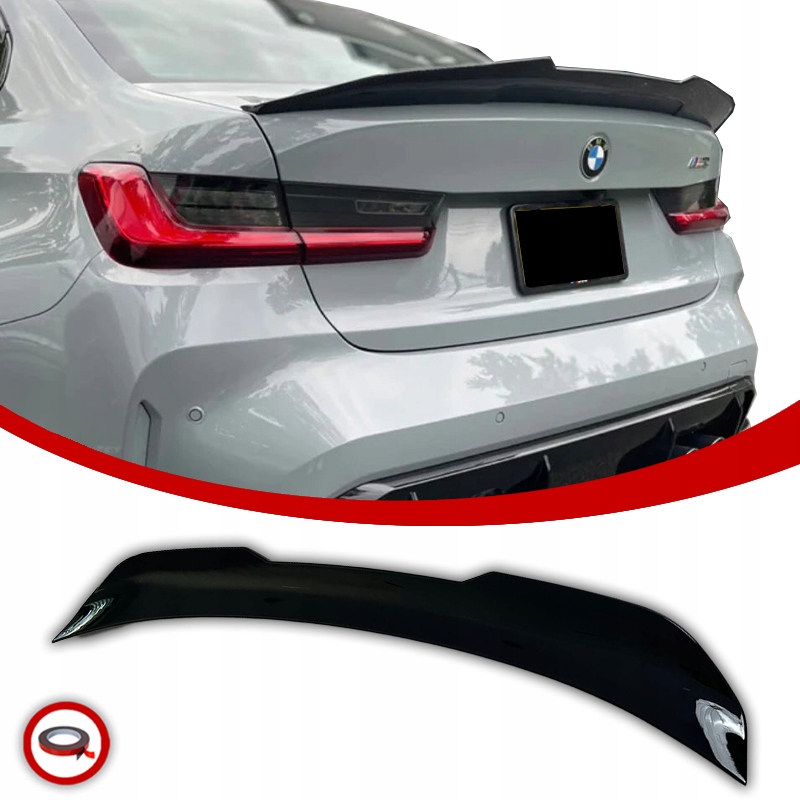 Bmw G20 G80 Letka Spoiler Zadní Krytka Psm Look Černý Lesk