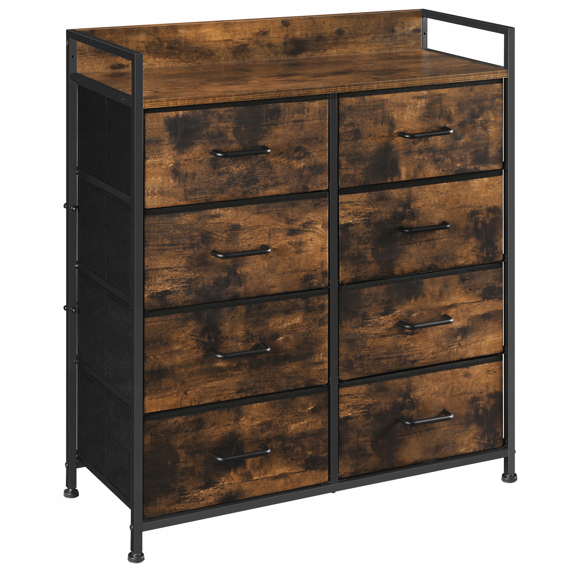 Komoda Songmics 78,5 x 28,5 x 91,01cm odcienie brązu • Opinie - Allegro