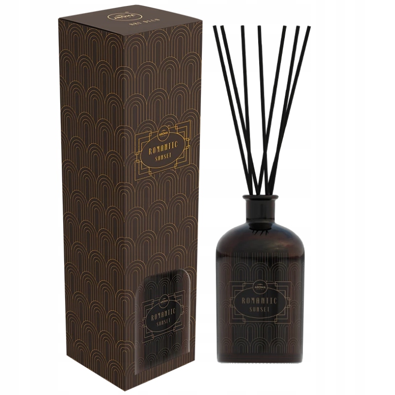 Veľké Vonné Tyčinky XXL Aroma Art Deco 750 ML Vôňa Romantic Sunset