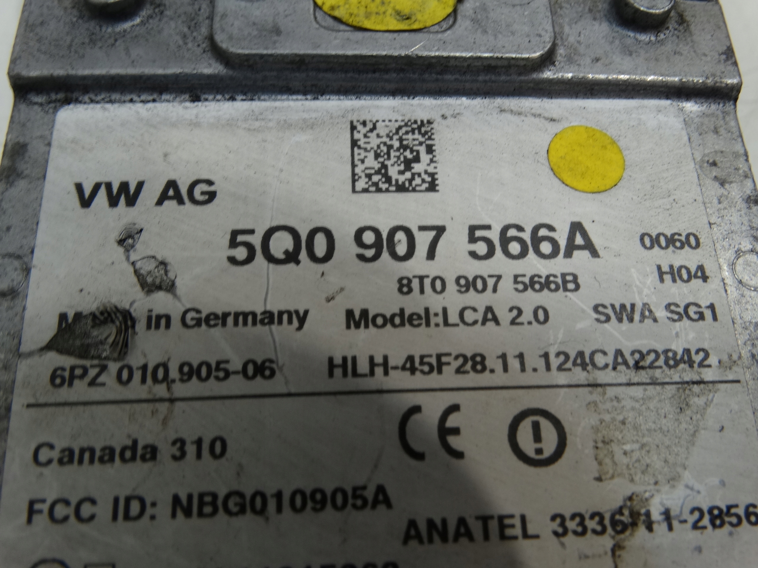 module ASYSTENT changes supports RUCHU AUDI A3 8V 13-19r. 5Q0907566A