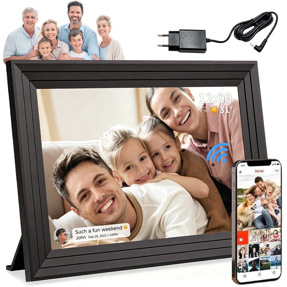 Rámeček Digitální Wifi 32GB Paměť Karta Micro Sd Až 32GB, Dostatek Místa