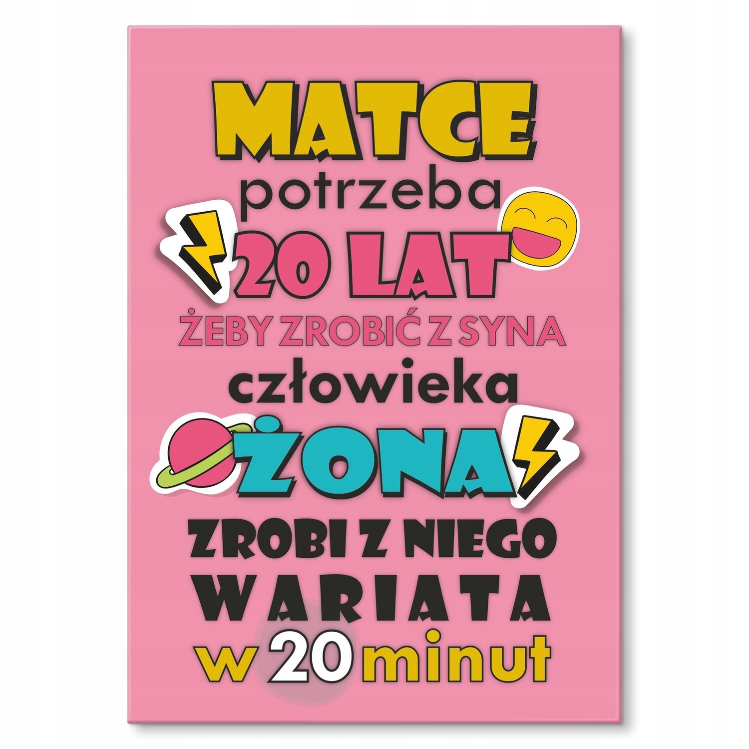 Kovový plakát Značka potřebuje Dárek 42 x 59 cm
