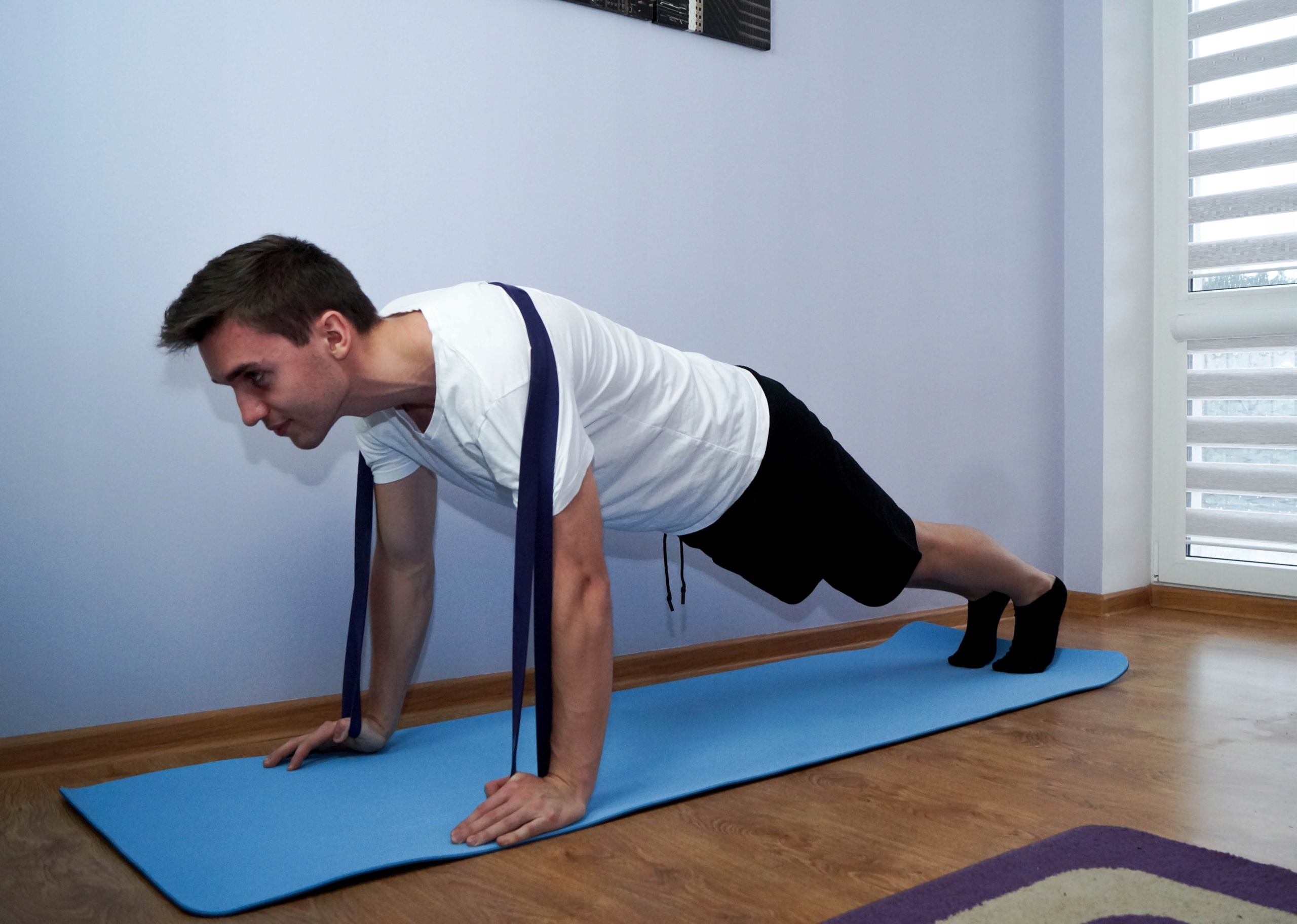 ZESTAW 4 GUMY DO ĆWICZEŃ POWER BAND oporowe mocna guma WYSOKA JAKOŚĆ KUDDA Kolor dominujący wielokolorowy