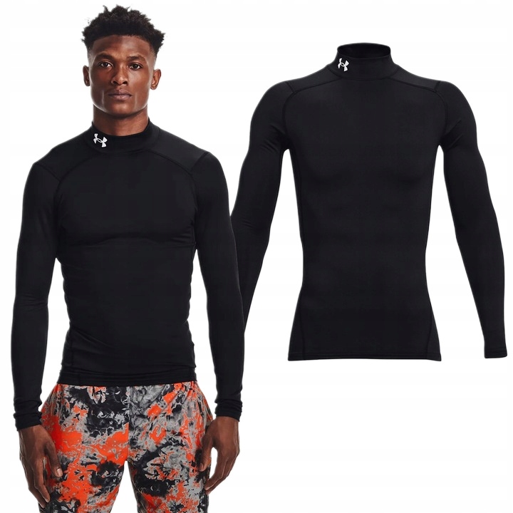 Tričko Under Armour Černá Termoaktivní Vrstva Golf Zima 1366072 M