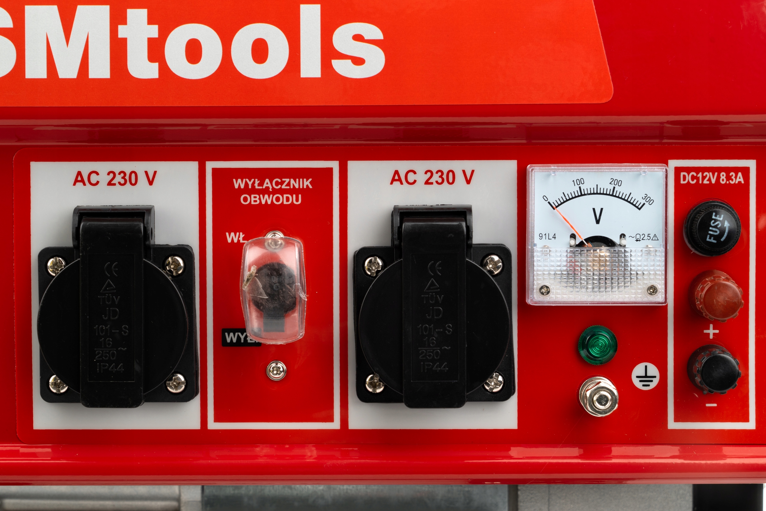 AGREGAT PRĄDOTWÓRCZY GENERATOR MAX 3000W 230V/12V 6,5KM AVR Rozruch ręczny