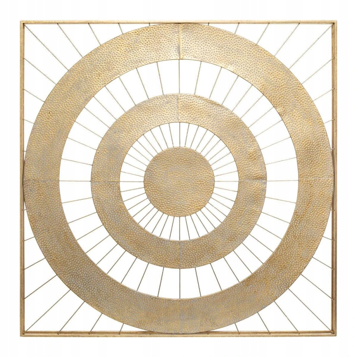 Kovová nástěnná dekorace Louise, 90 x 90 cm