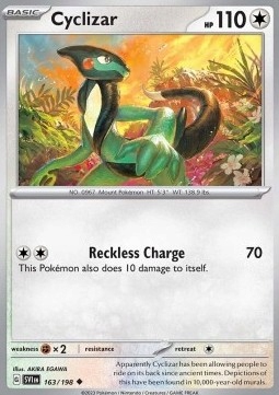 Oryginalna Karta Pokemon Scarlet & Violet - Cyclizar SVI 163