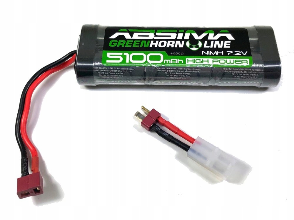 Akumulátor NiMH 7.2 V/ 5100 mAh (T-Plug zástrčka Tam) Absima 4100013