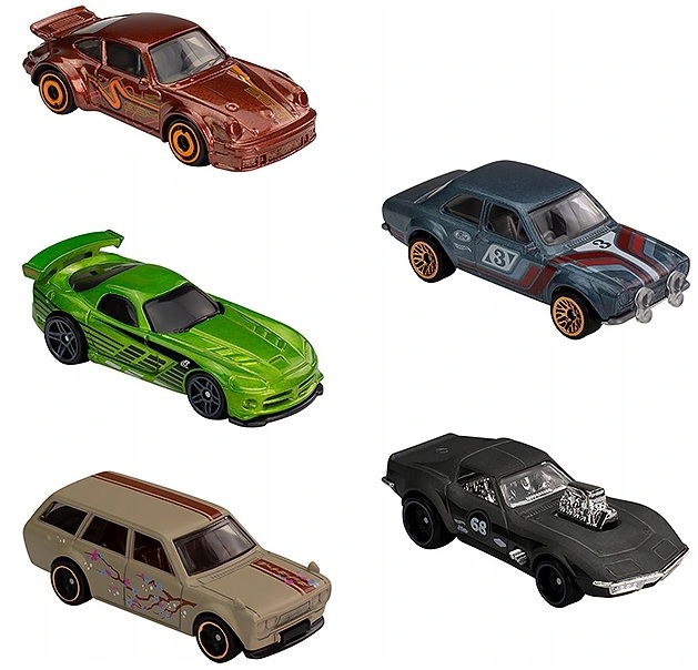 HW PIĘCIOPAK SAMOCHODZIKÓW DVF95 1806 3493