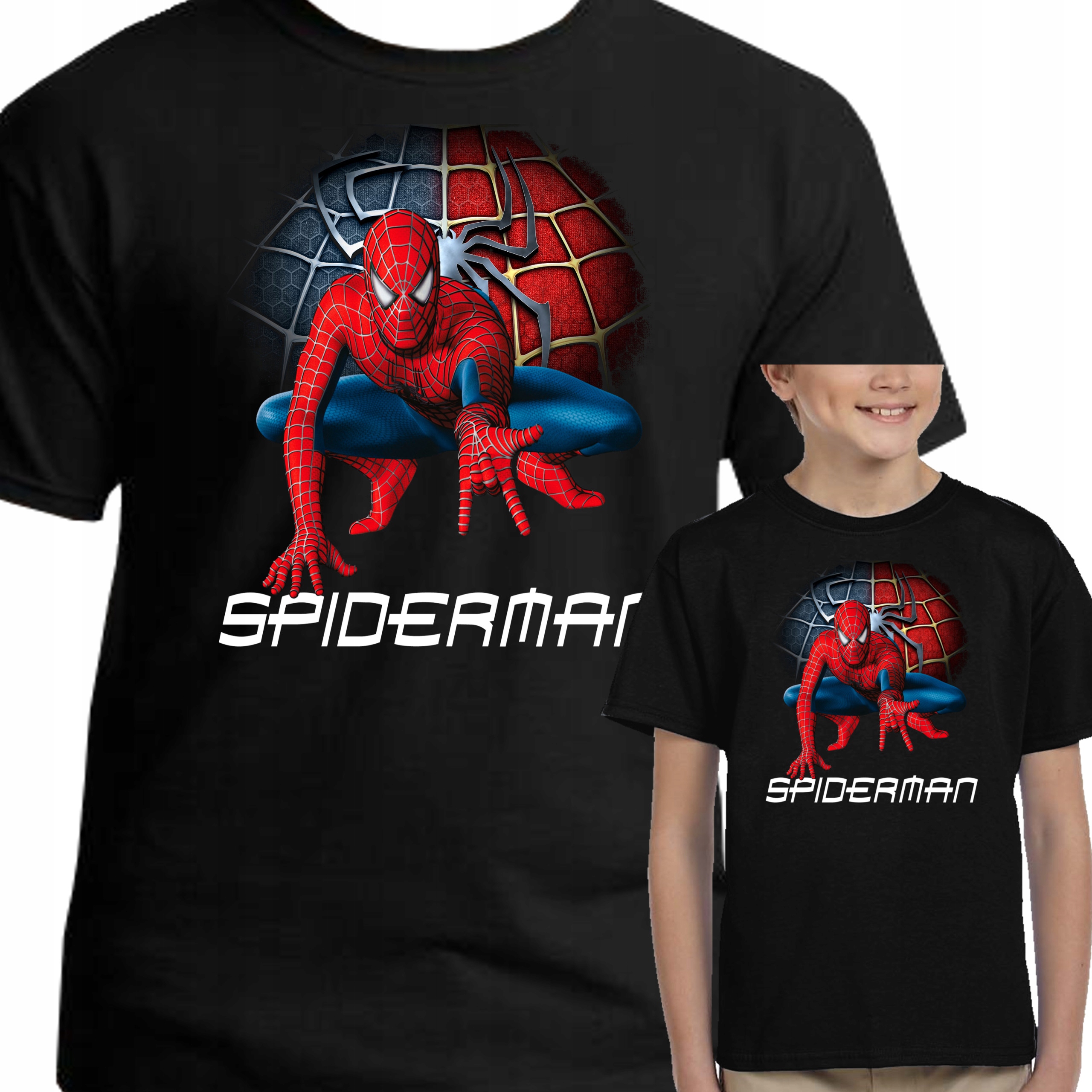 

0595 Koszulka Spiderman Marvel Avengers 152 Czarna